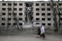 Imagem ilustrativa da imagem Bombardeio russo deixa seis mortos no leste da Ucrânia