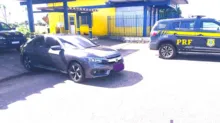 Imagem ilustrativa da imagem Carro roubado em 2023 no RJ é recuperado na Bahia; motorista foi preso