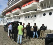 Imagem ilustrativa da imagem Casal é preso com 28 kg de cocaína em cruzeiro no Porto de Ilhéus