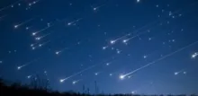 Imagem ilustrativa da imagem Chuvas de meteoros poderão ser observadas neste domingo