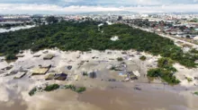 Imagem ilustrativa da imagem Chuvas no Rio Grande do Sul: veja registros do cenário de devastação