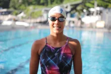 Imagem ilustrativa da imagem Com apoio da Prefeitura, jovem atleta surge como promessa da natação