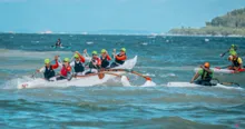 Imagem ilustrativa da imagem Copa de canoa havaiana reuniu atletas de quatro estados na Bahia