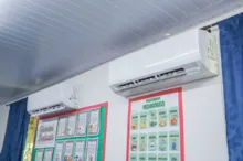Imagem ilustrativa da imagem Escolas de Lauro recebem climatização com uso de energia solar
