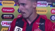 Imagem ilustrativa da imagem Jogador do Leão pega ar com repórter do Sportv: "Não sei que jogo viu"