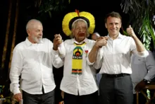 Imagem ilustrativa da imagem Lula e Macron lançam plano de economia sustentável na Amazônia