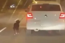 Imagem ilustrativa da imagem Motorista que puxou cachorro pela coleira com carro é indiciado