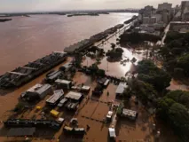 Imagem ilustrativa da imagem Nível do Guaíba cai 30 cm em 24 horas e vai para 4,74 metros