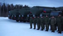 Imagem ilustrativa da imagem Putin ordena exercícios nucleares com participação de tropas