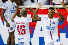 Imagem ilustrativa da imagem Ratão decide para o Bahia e celebra sexto gol: "Fui muito feliz"