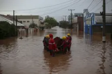 Imagem ilustrativa da imagem Sobe para 29 o número de mortos pela chuva no Rio Grande do Sul