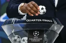 Imagem ilustrativa da imagem Sorteio das quartas da Champions League promove grandes embates; veja