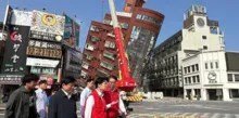 Imagem ilustrativa da imagem Terremoto deixa nove mortos e centenas de feridos em Taiwan