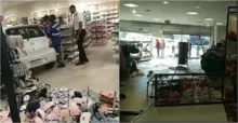 Imagem ilustrativa da imagem VÍDEO: carro invade loja dentro do Shopping Barra, em Salvador