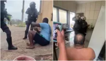 Imagem ilustrativa da imagem Vídeo: Família é agredida por policiais e perseguida dentro de casa