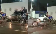 Imagem ilustrativa da imagem Vídeo: grave acidente deixa duas pessoas feridas no bairro da Ribeira