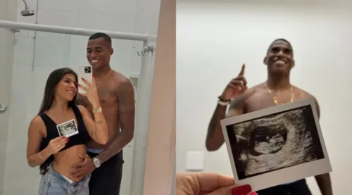 Anúncio foi feito nas redes sociais do jogador e da esposa Natália Merelli
