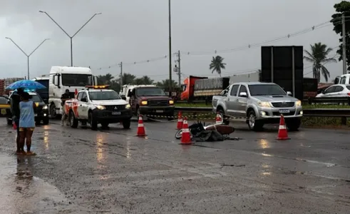 Acidente aconteceu no distrito do Bessa