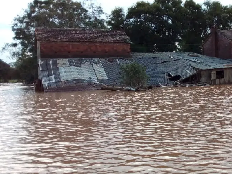 O Rio Grande do Sul tem sofrido com fortes chuvas