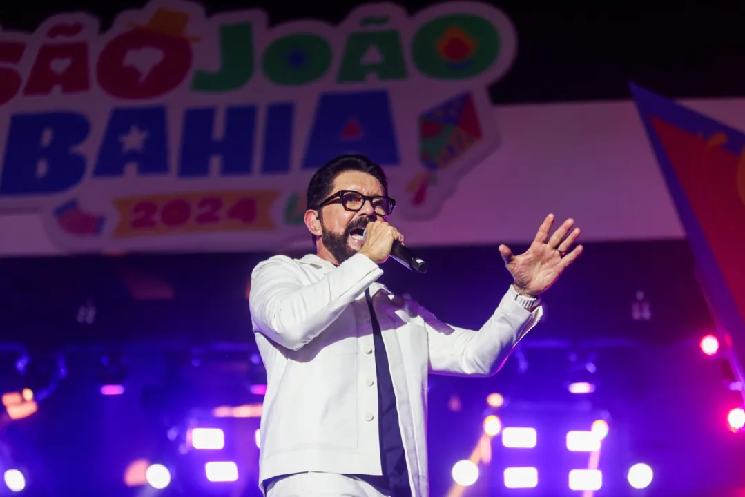 Adelmário Coelho na abertura do São João de Salvador no Parque de Exposições