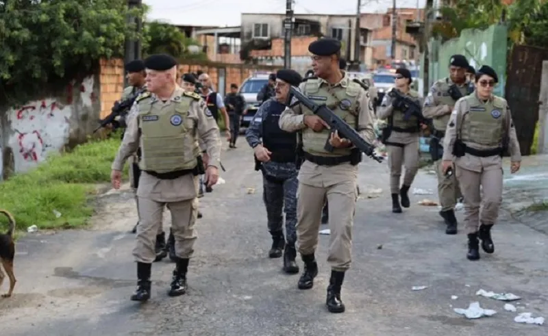 Região recebeu reforço policial nesta segunda-feiira e segue por tempo indeterminado