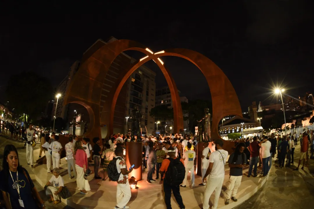 Imagem ilustrativa da imagem Arena da Capoeira é inaugurada em cerimônia com mestres e estudantes
