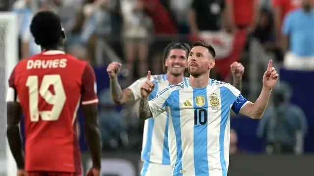 Messi marcou seu primeiro gol na Copa América 2024