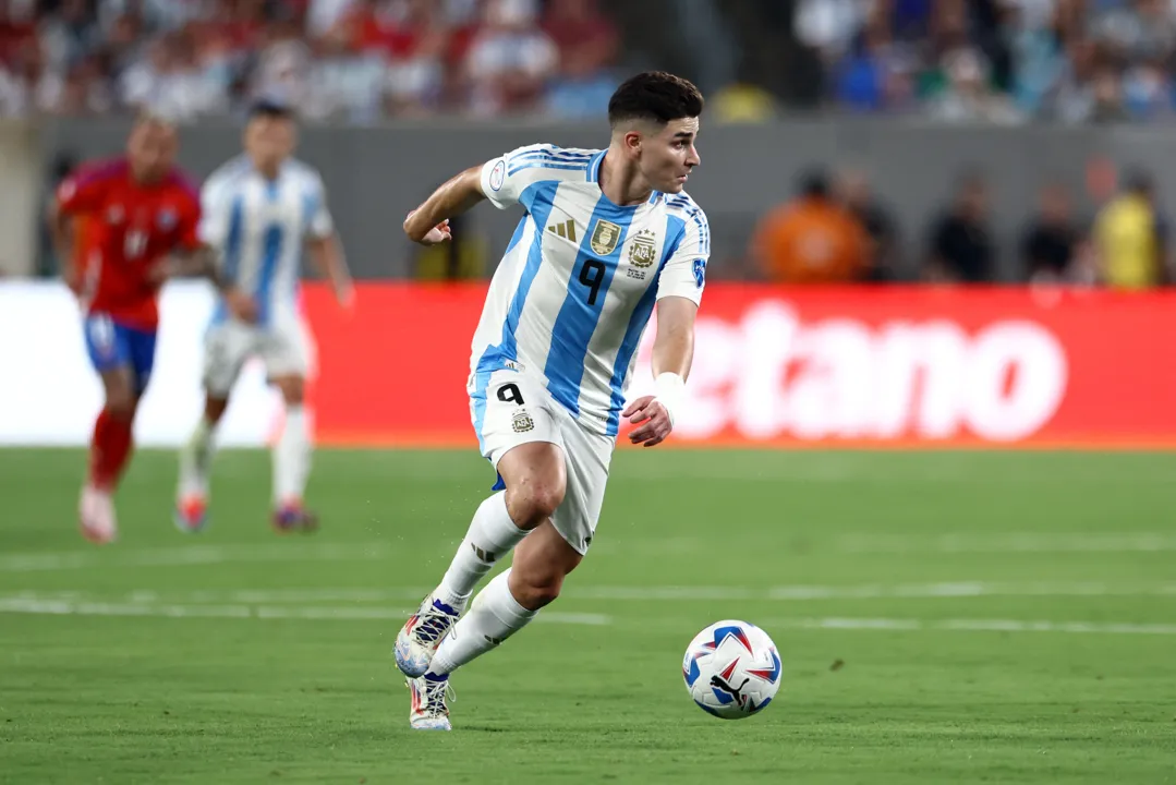 Julián Álvarez durante Copa América