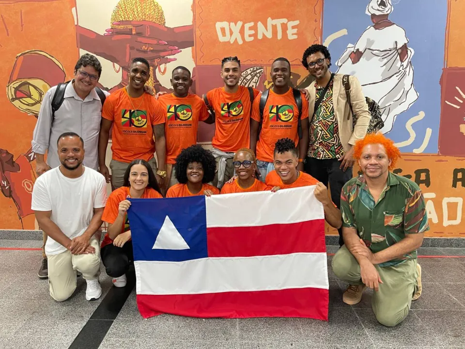Grupo viajou com apoio do Governo da Bahia, através da Secretaria de Cultura (Secult-Ba)