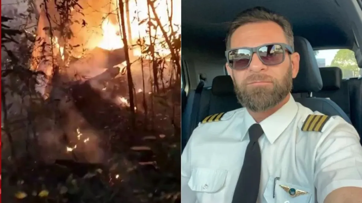 Segundo o Corpo de Bombeiros, a aeronave saiu de um hangar do Aero Agro