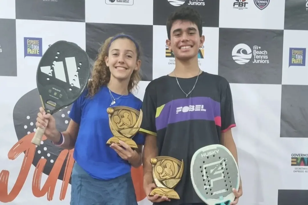 Alanis Melilo e Pedro Barros, campeões na categoria mundial sub-18