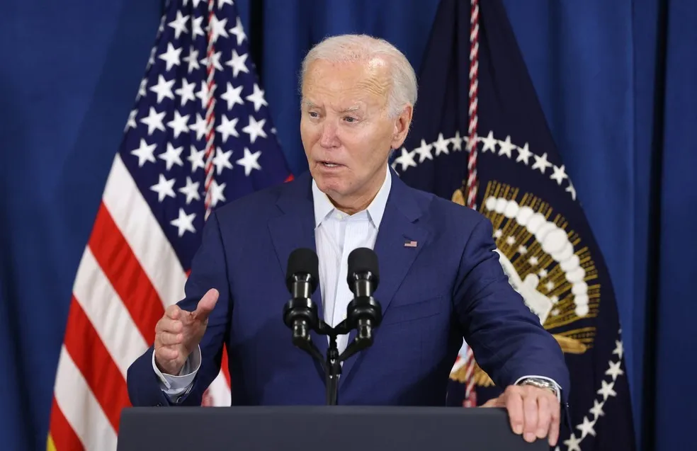 No momento da situação, Biden estava em uma igreja no estado de Delaware