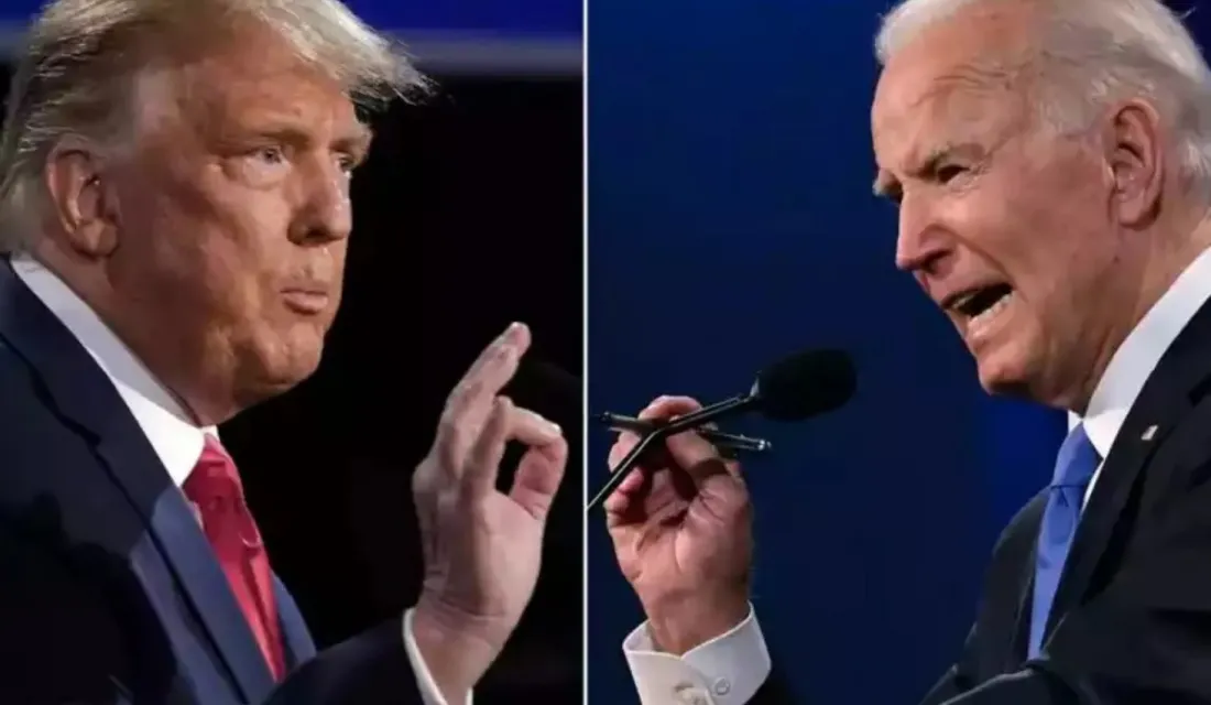 Imagem ilustrativa da imagem Biden e Trump se enfrentam em primeiro debate crucial