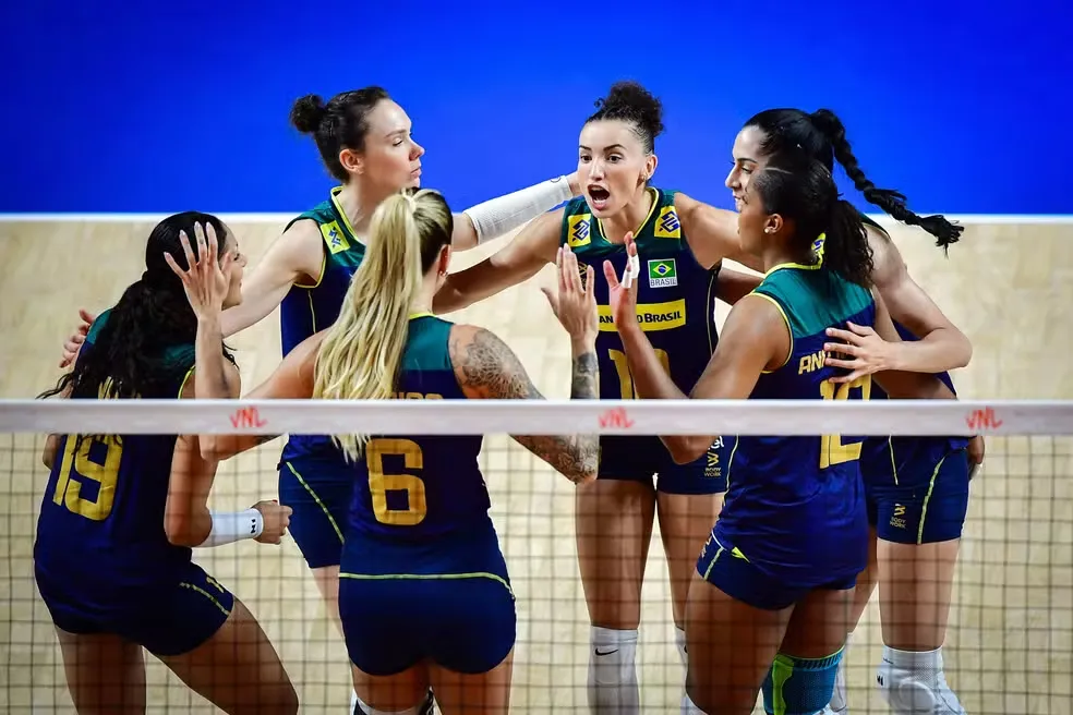 Brasil vence a Bulgária pela Liga das Nações Feminina