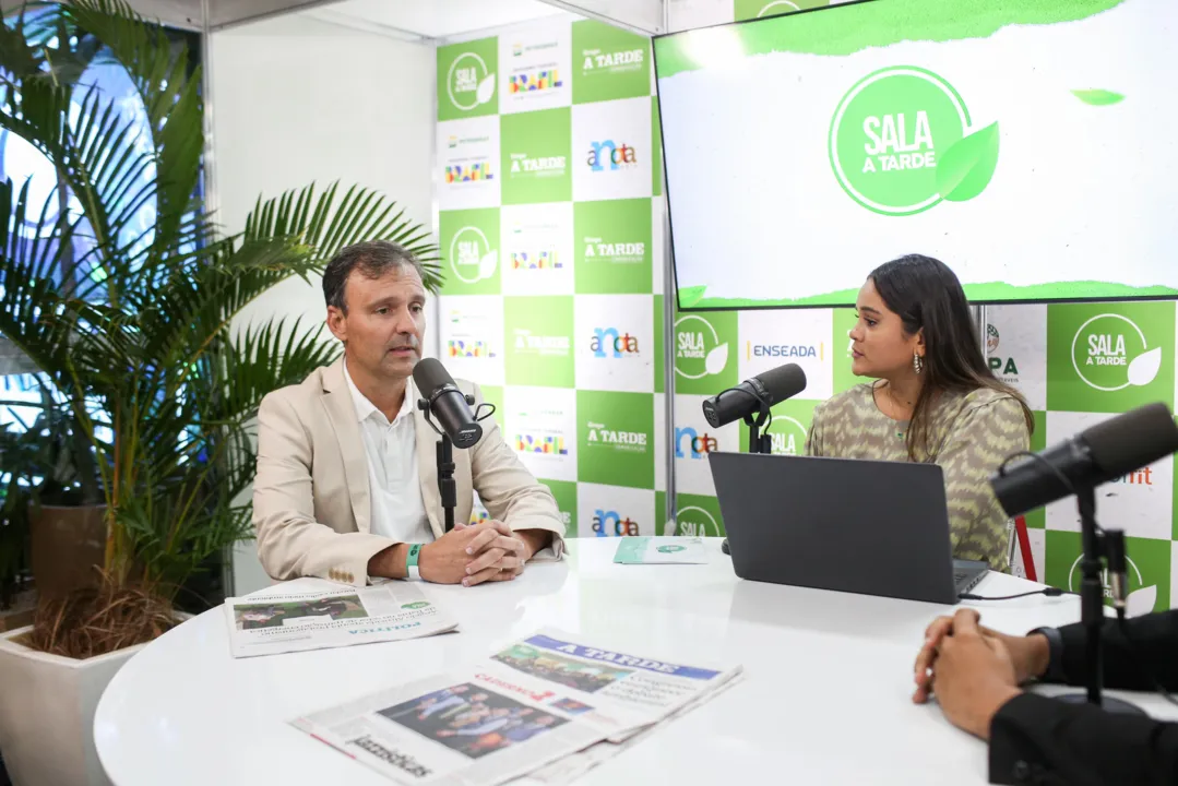 Cláudio Villas Boas participou da Sala A TARDE