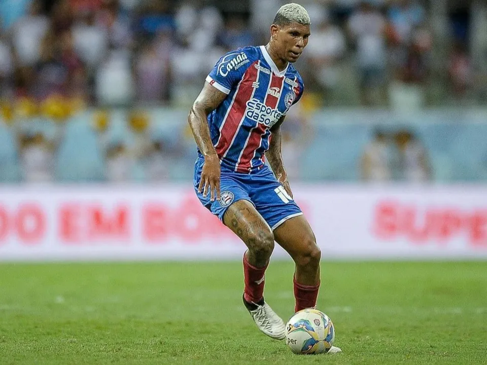 Marcos Victor em ação com a camisa do Bahia