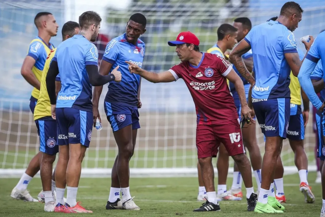 Treino do Bahia nesta sexta-feira, 19