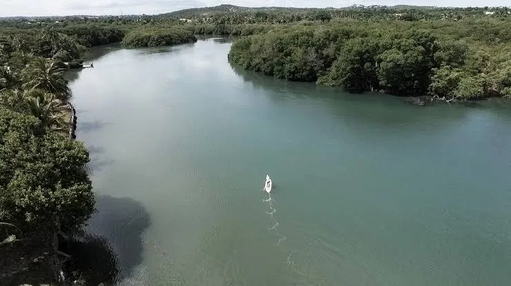 O rio Joanes integra as bacias hidrográficas do Recôncavo Norte e Inhambupe