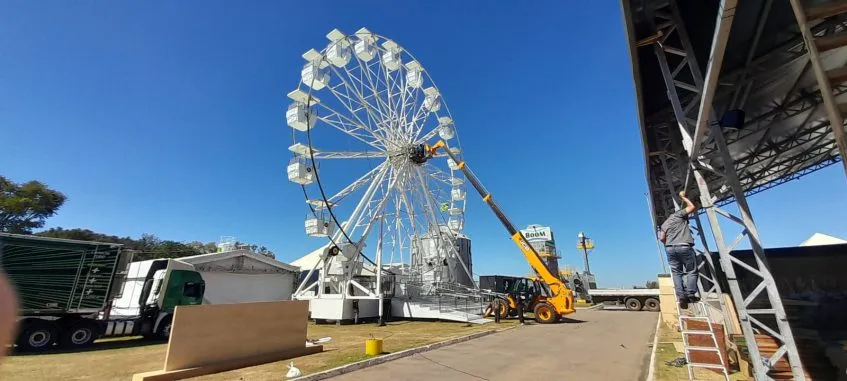 Fiscais do Crea-BA atestam a segurança das estruturas montadas na Bahia Farm Show