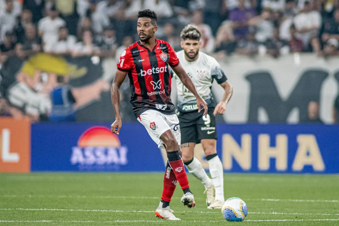 Willian Oliveira em ação contra o Corinthians