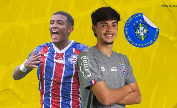 Anthony (à esq.) e Arthur Jampa, convocados para a Seleção Brasileira Sub-16