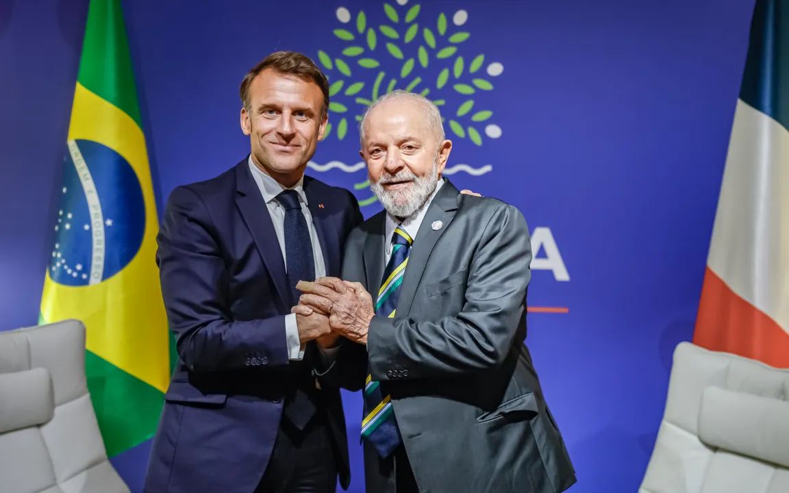 Presidente da República, Luiz Inácio Lula da Silva, duranteReunião bilateral com o Presidente da República Francesa, Emmanuel Macron