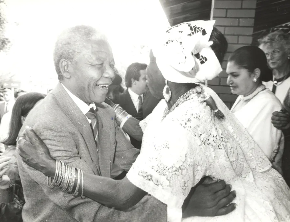 Mandela veio apenas uma vez à Bahia e ficou um dia em Salvador