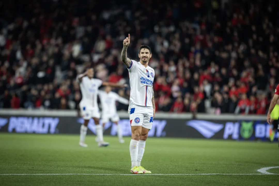 Everaldo em partida com o Bahia