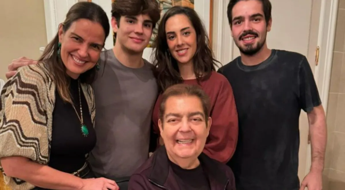 Faustão foi a festa de aniversário do filho caçula