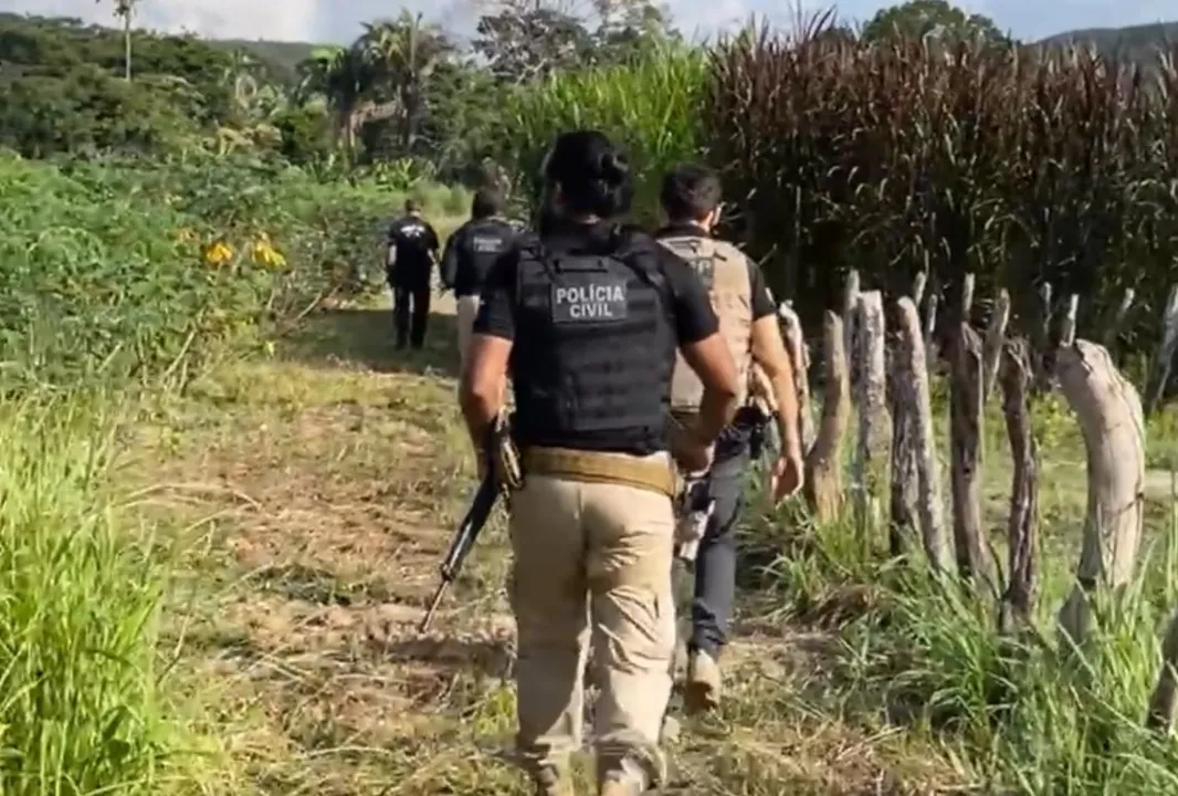 Homem foi localizado tentando fugir por área de caatinga