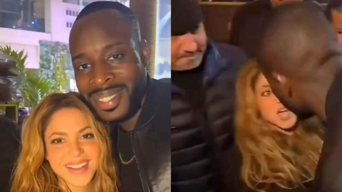 Imagem ilustrativa da imagem Homem tenta beijar Shakira e reação da cantora viraliza; vídeo