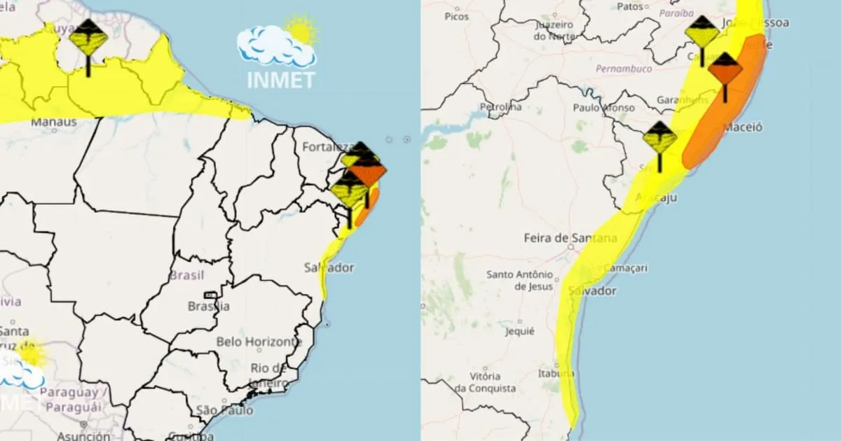 A sinalização segue válida até segunda,10