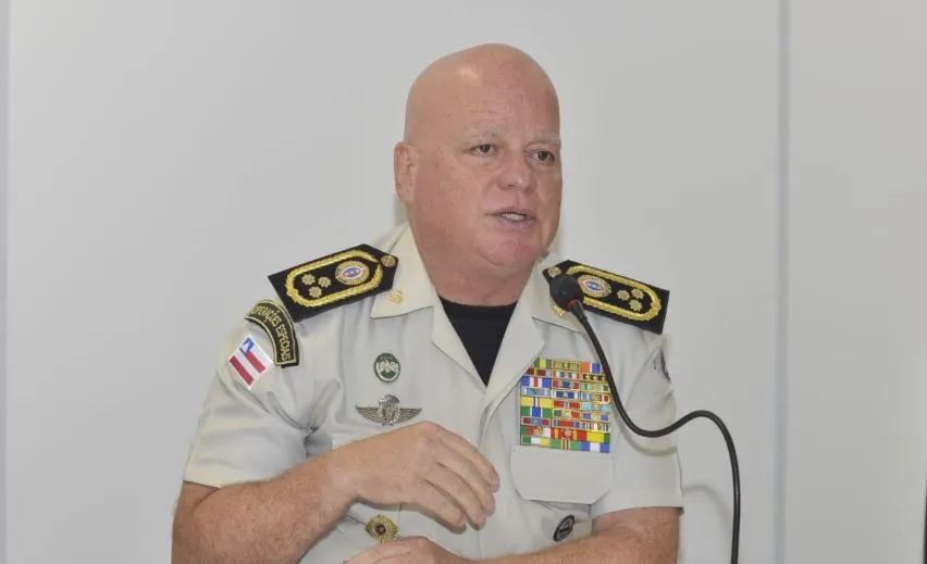 Comandante-geral da Polícia Militar da Bahia, coronel Paulo Coutinho