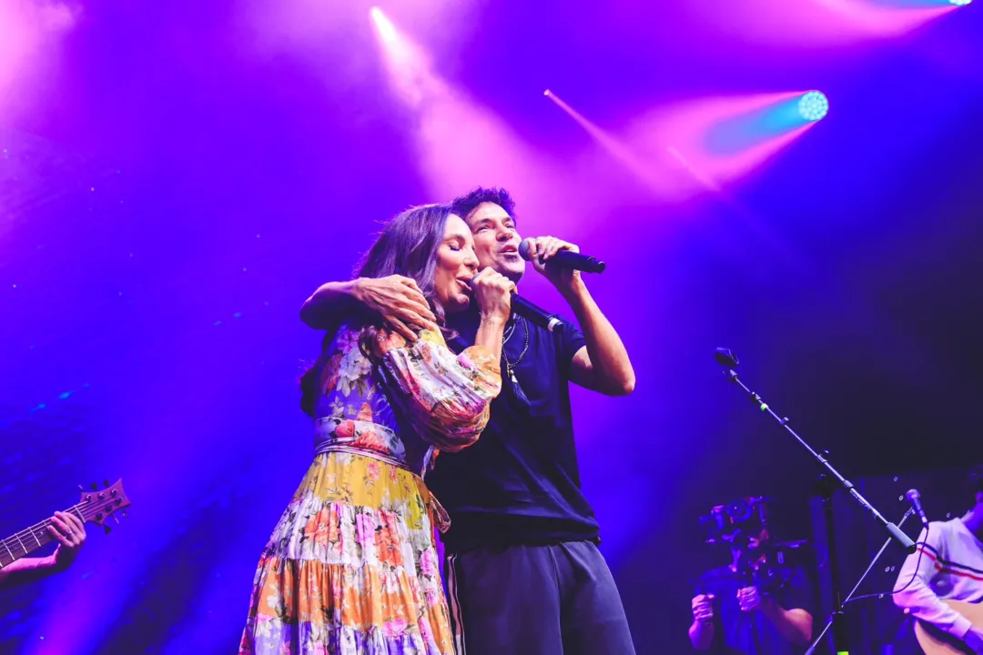 Jorge Vercillo  e Ivete Sangalo no TCA